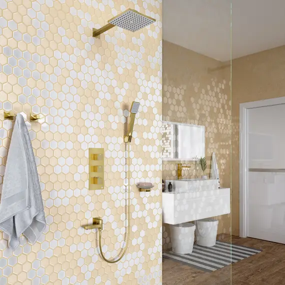 Душевая система встроенная с термостатом Timo Tetra-thermo SX-0199