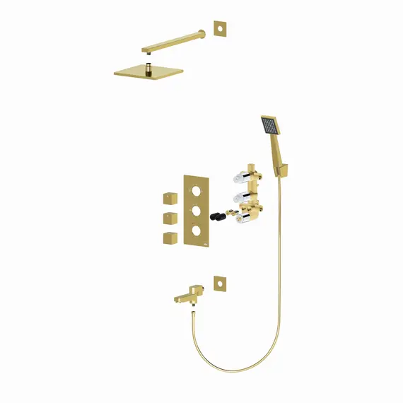 Душевая система встроенная с термостатом Timo Tetra-thermo SX-0199