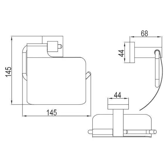 Бумагодержатель Timo Selene