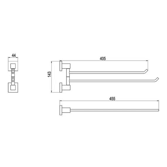 Полотенцедержатель Timo Selene 10059/00