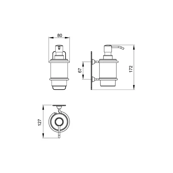 Дозатор Timo Nelson 150038