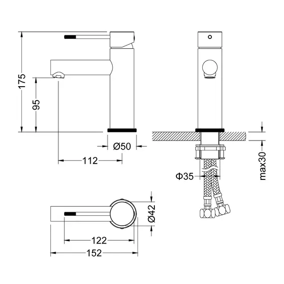 Смеситель для раковины Timo Saona 2361/17F