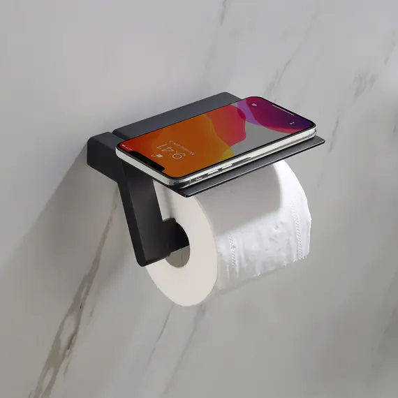 Бумагодержатель с полкой для телефона Timo Selene