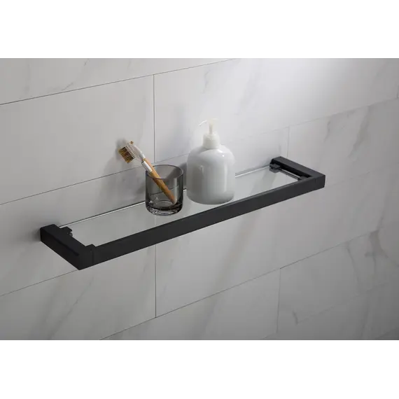 Полка в ванную стеклянная Timo Selene