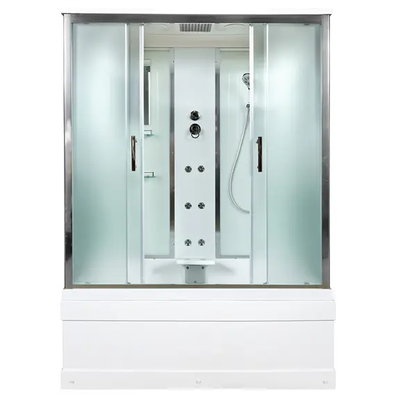 DTO Душевая кабина EM4517 / EM4515 высокий/матовое/хром