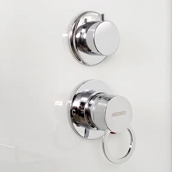 DTO Душевая кабина EM4517 / EM4515 высокий/матовое/хром