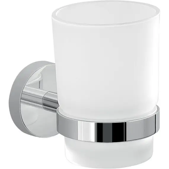 Gedy G-Eros  настенный стеклянный стакан   хром