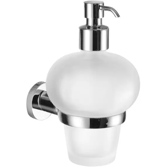 Gedy G-Demetra  настенный стеклянный дозатор   хром