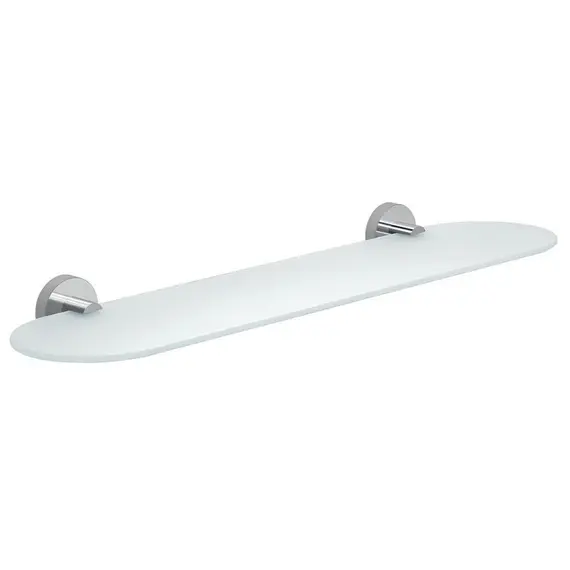 Gedy G-Eros  стеклянная полка (нагрузка до 7 кг)   хром