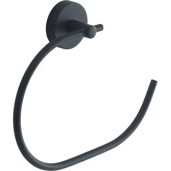 Gedy G-Eros  полотенцедержатель - полукольцо, черный матовый