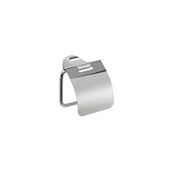 Gedy G-Stelvio  бумагодержатель с крышкой   хром