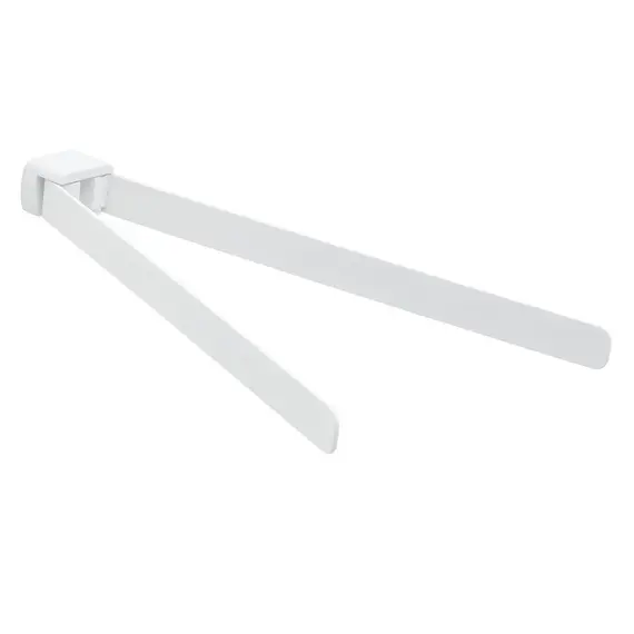 Gedy G-Pirenei  полотенцедержатель двойной поворотный   белый матовый