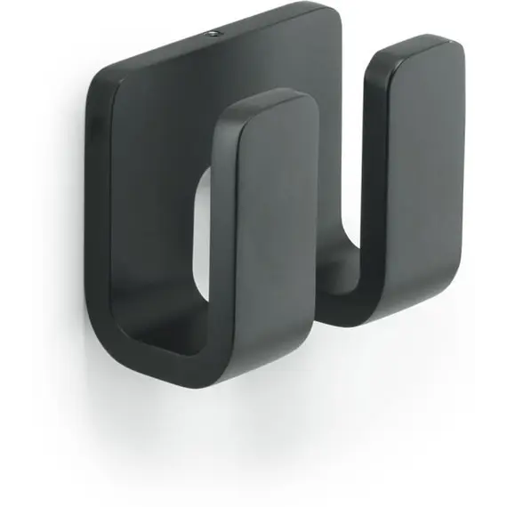 Gedy Outline  крючок двойной   черный матовый