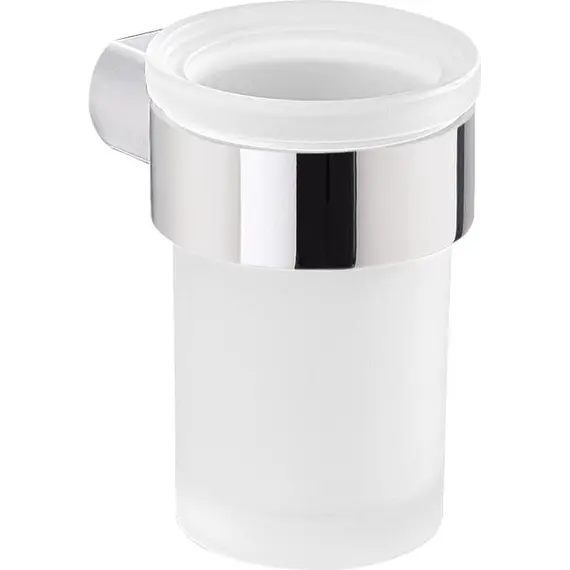 Gedy G-Pirenei  настенный стеклянный стакан   хром