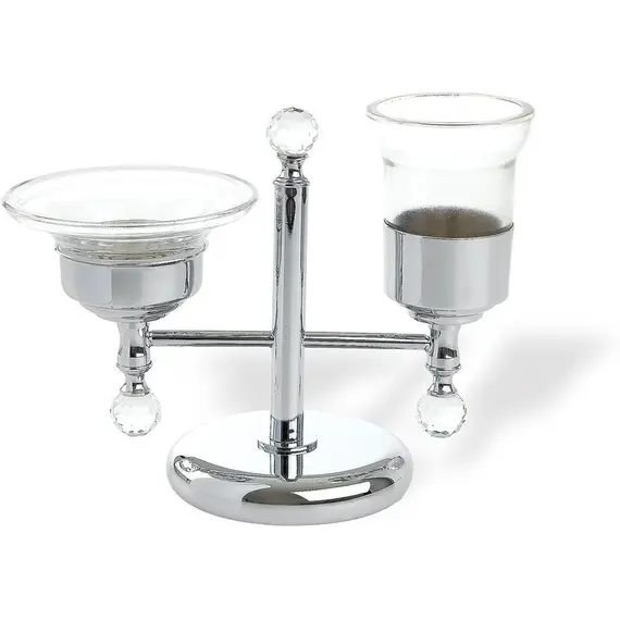 Stil Haus Smart Light  настольная мыльница + стакан   хром