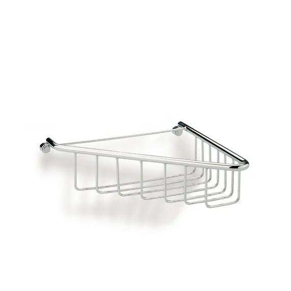 Stil Haus  решётка в ванную 1-уровневая угловая  высота 5 см   хром