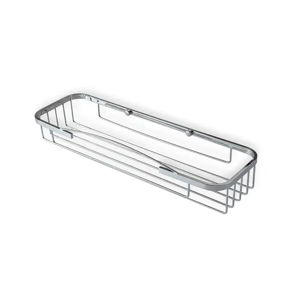 Stil Haus  решётка в ванную 1-уровневая прямоугольная  длина 40 см   хром