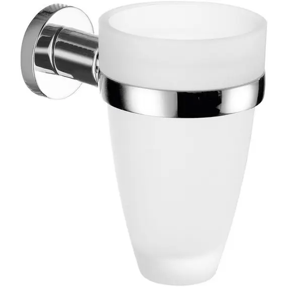 Gedy G-Demetra  настенный стеклянный стакан   хром