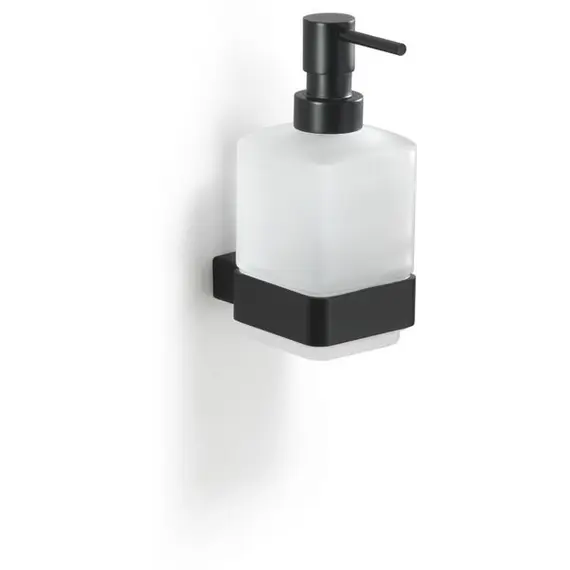 Gedy G-Lounge  настенный стеклянный дозатор черный матовый