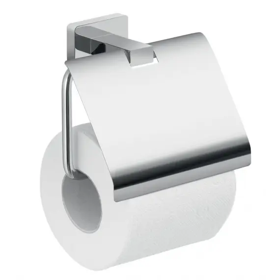 Gedy G-Atena  бумагодержатель с крышкой   хром