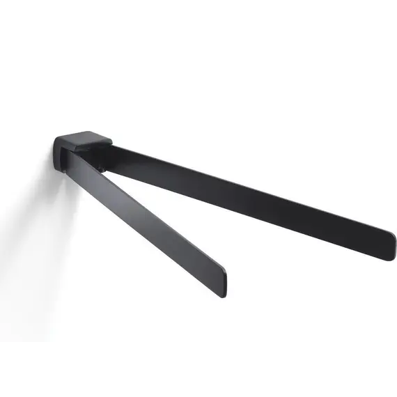 Gedy G-Pirenei  полотенцедержатель двойной поворотный   черный матовый