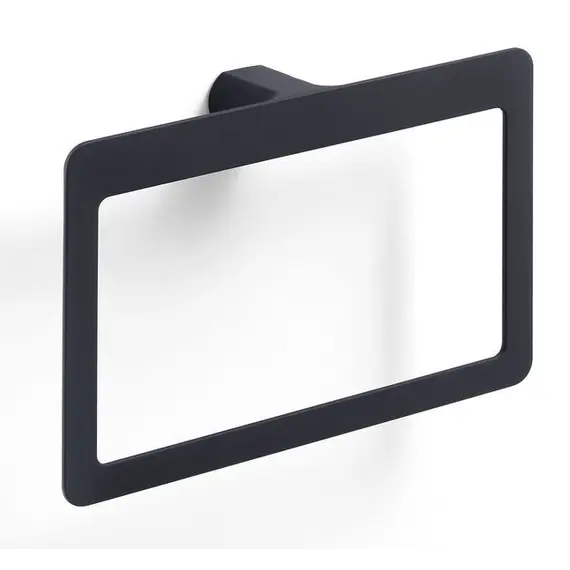 Gedy G-Pirenei  полотенцедержатель - кольцо   черный матовый