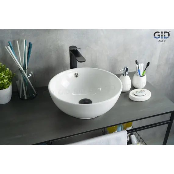 Накладная белая раковина для ванной Gid N9002
