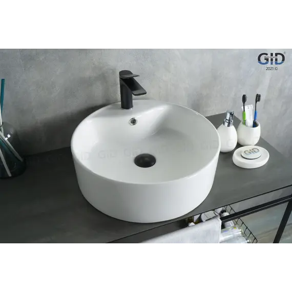 Накладная белая раковина для ванной Gid N9008b