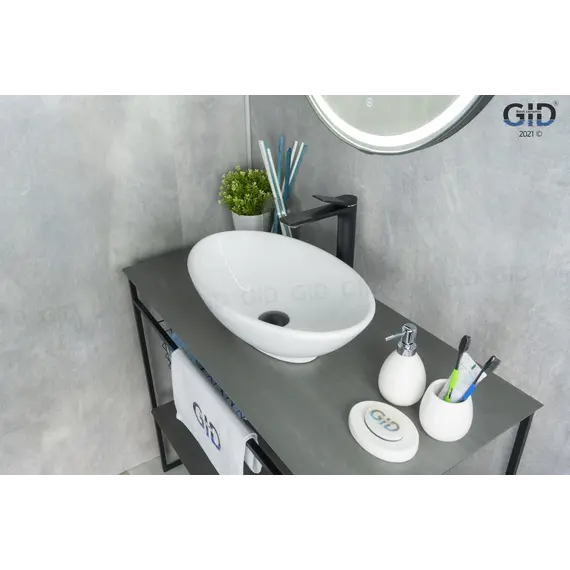 Накладная белая раковина для ванной Gid N9021