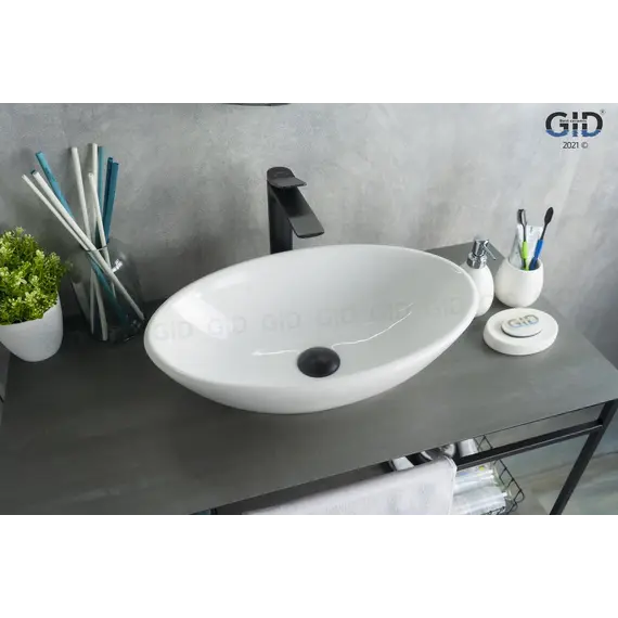 Накладная белая раковина для ванной Gid N9021