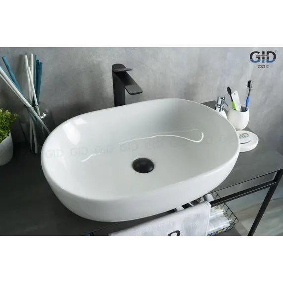 Накладная белая раковина для ванной Gid N9026a