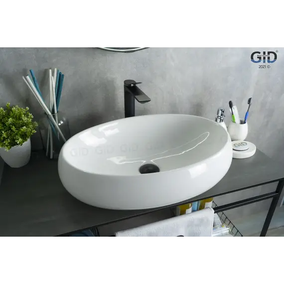 Накладная белая раковина для ванной Gid N9030a