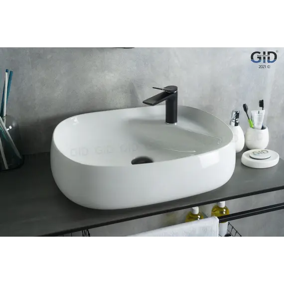 Накладная белая раковина для ванной Gid N9048