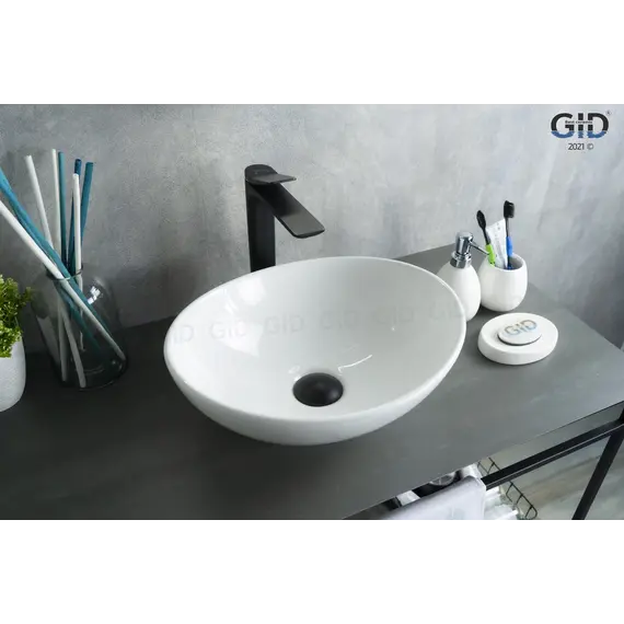 Накладная белая раковина для ванной Gid N9138
