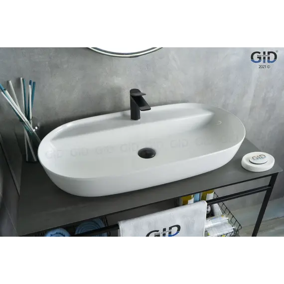 Накладная белая раковина для ванной Gid N9347