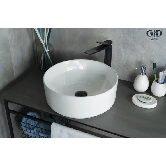 Накладная белая раковина для ванной Gid N9425