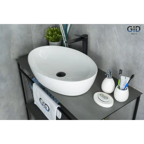 Накладная белая раковина для ванной Gid N9433