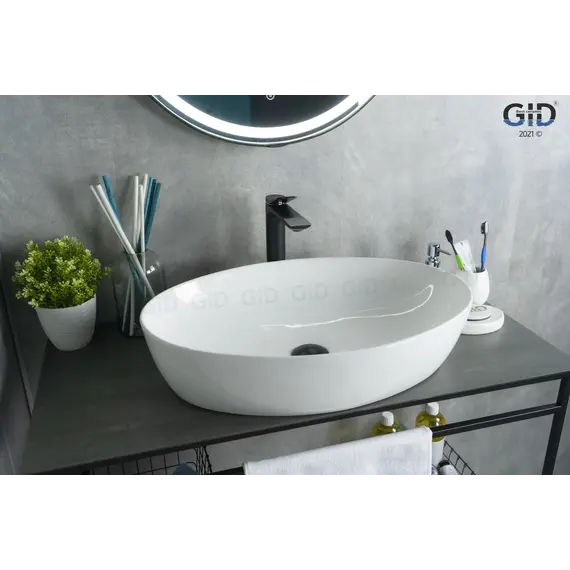 Накладная белая раковина для ванной Gid N9433