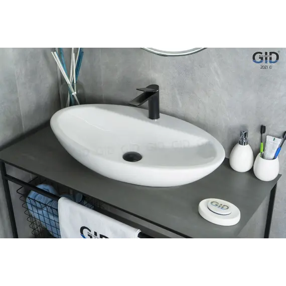 Накладная белая раковина для ванной Gid N9435