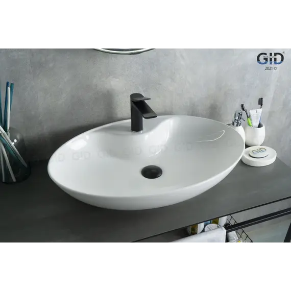 Накладная белая раковина для ванной Gid N9438