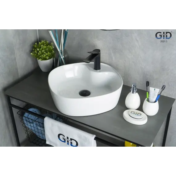 Накладная белая раковина для ванной Gid N9442