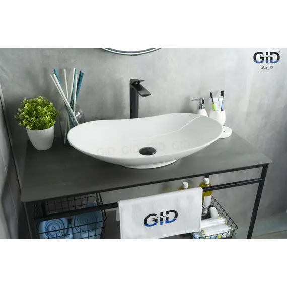 Накладная овальная раковина для ванной Gid N9811