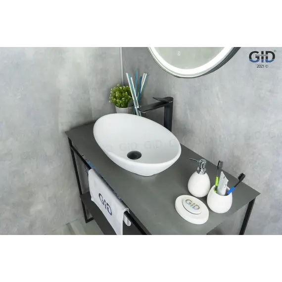 Накладная белая раковина для ванной Gid Wm9021