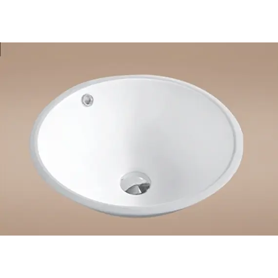 Встраиваемая снизу белая раковина для ванной Gid YJ848