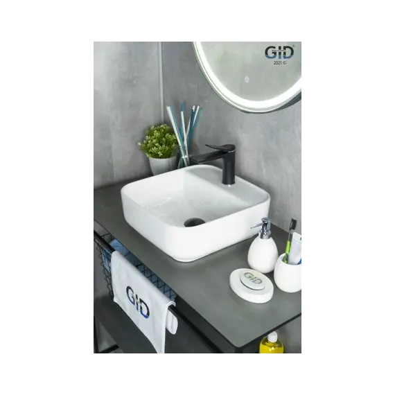 Накладная белая раковина для ванной Gid N9044