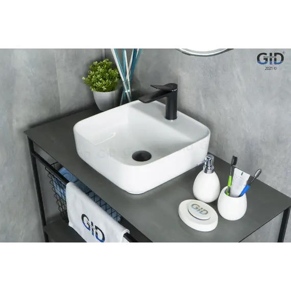 Накладная белая раковина для ванной Gid N9044