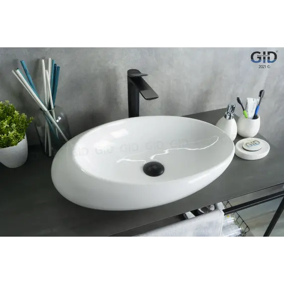 Накладная белая раковина для ванной Gid N9050
