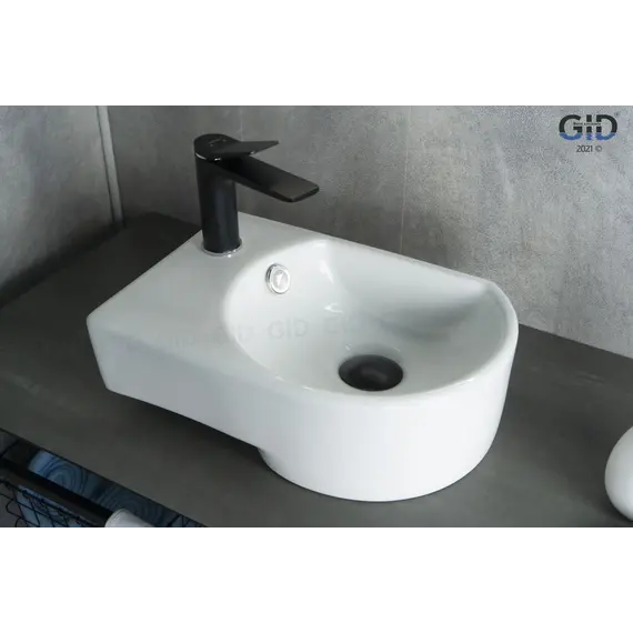 Подвесная белая раковина для ванной  Gid N9273R