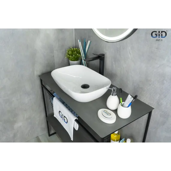 Накладная белая раковина для ванной Gid N9447