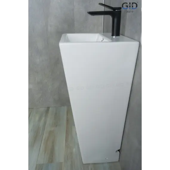 Напольная белая раковина для ванной Gid Nb147